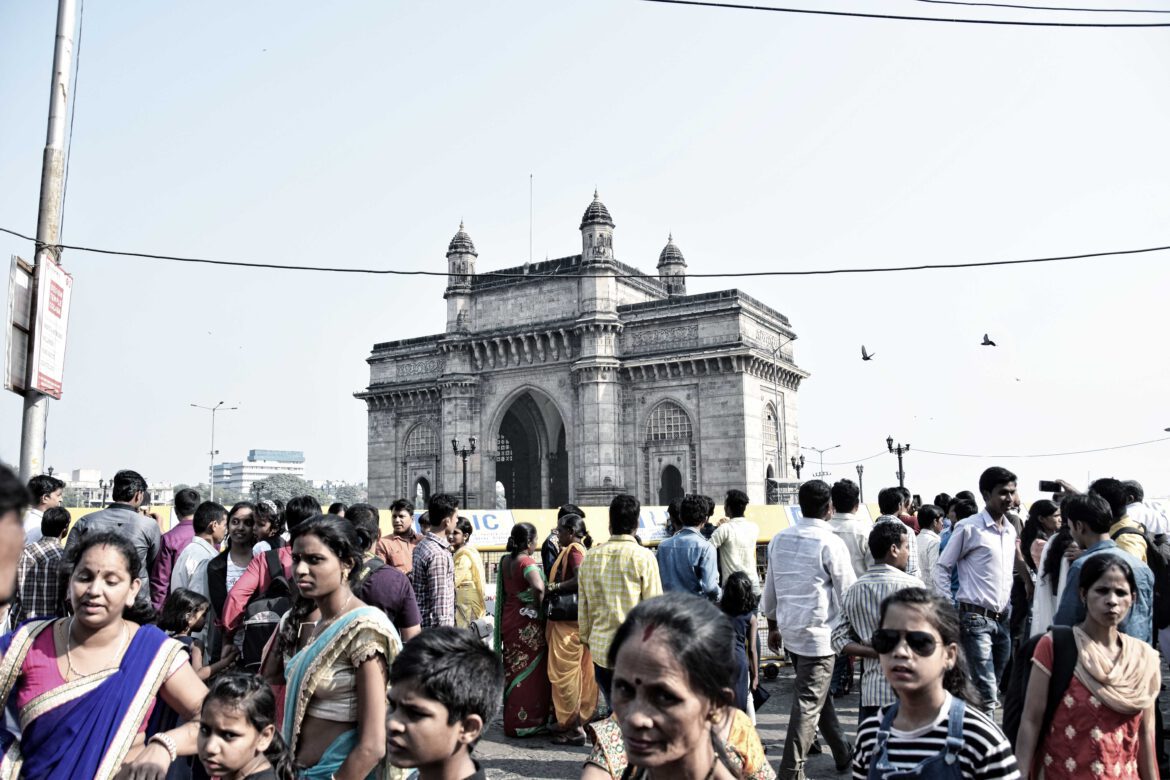 Neujahr in Mumbai, Indien