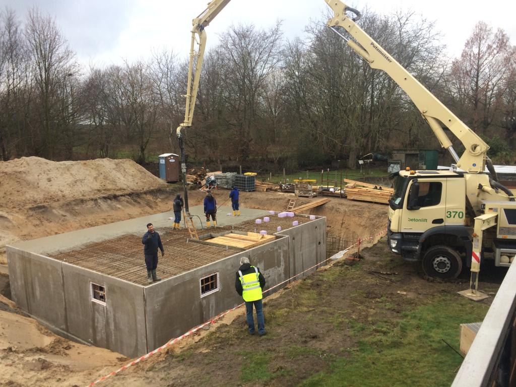 Bautagebuch #10: Die Kellerdecke wird gegossen