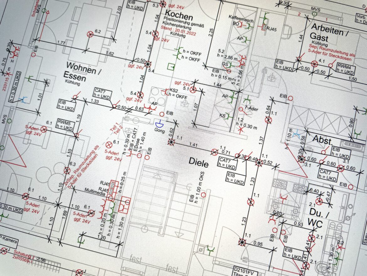 Elektrobemusterung: Ein Kapitel für sich. KNX im Neubau bei Viebrockhaus